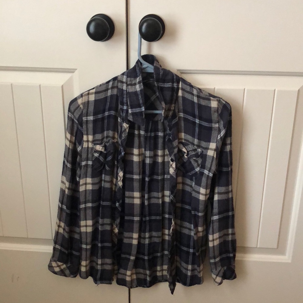Blue flannel